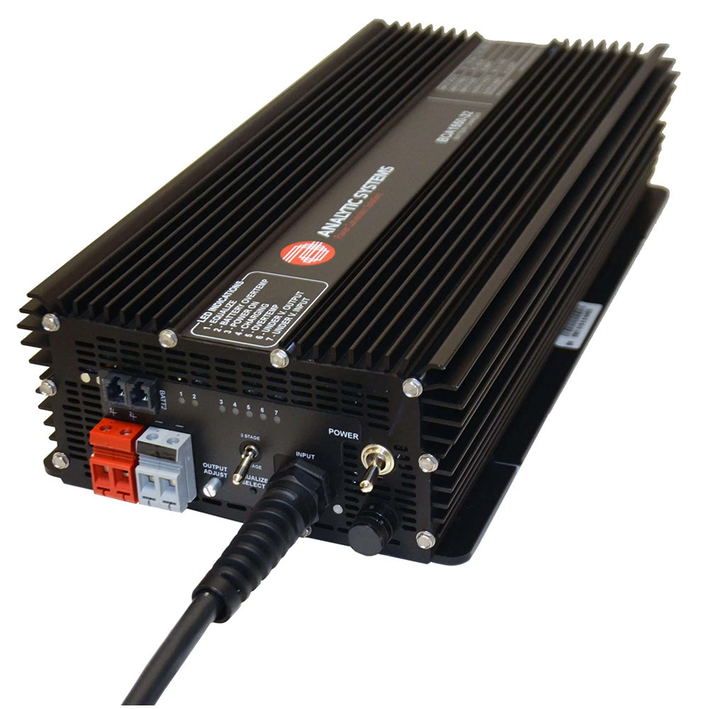 Analytic Systems AC Charger 2Bank 70A 12V Out 85264VAC In PowerFactor Correction BCA105012