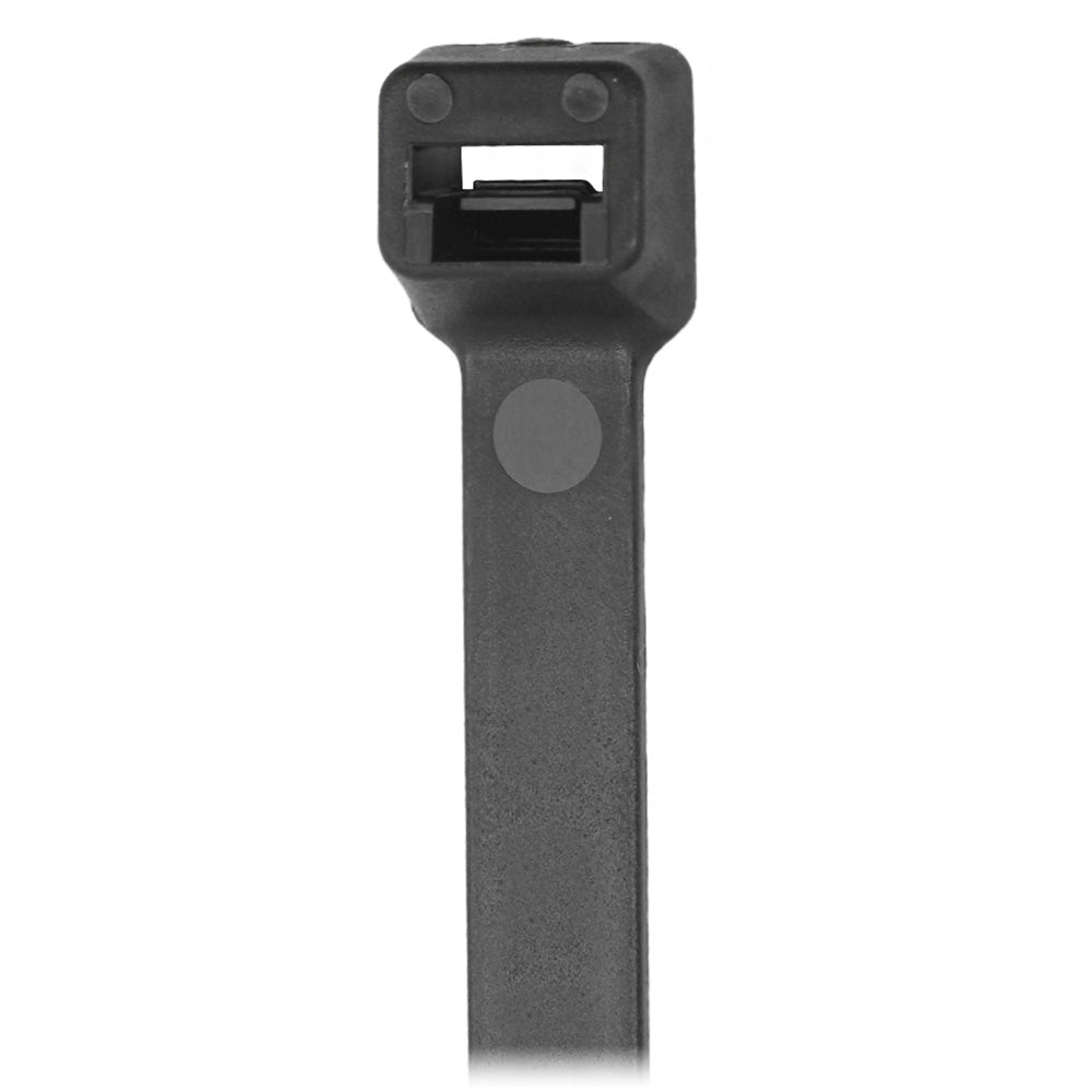 Pacer 8 Cable Tie Black 50lb Tensile Strength 2 Bundle Diameter 100 Piece Bag CT2S100BK