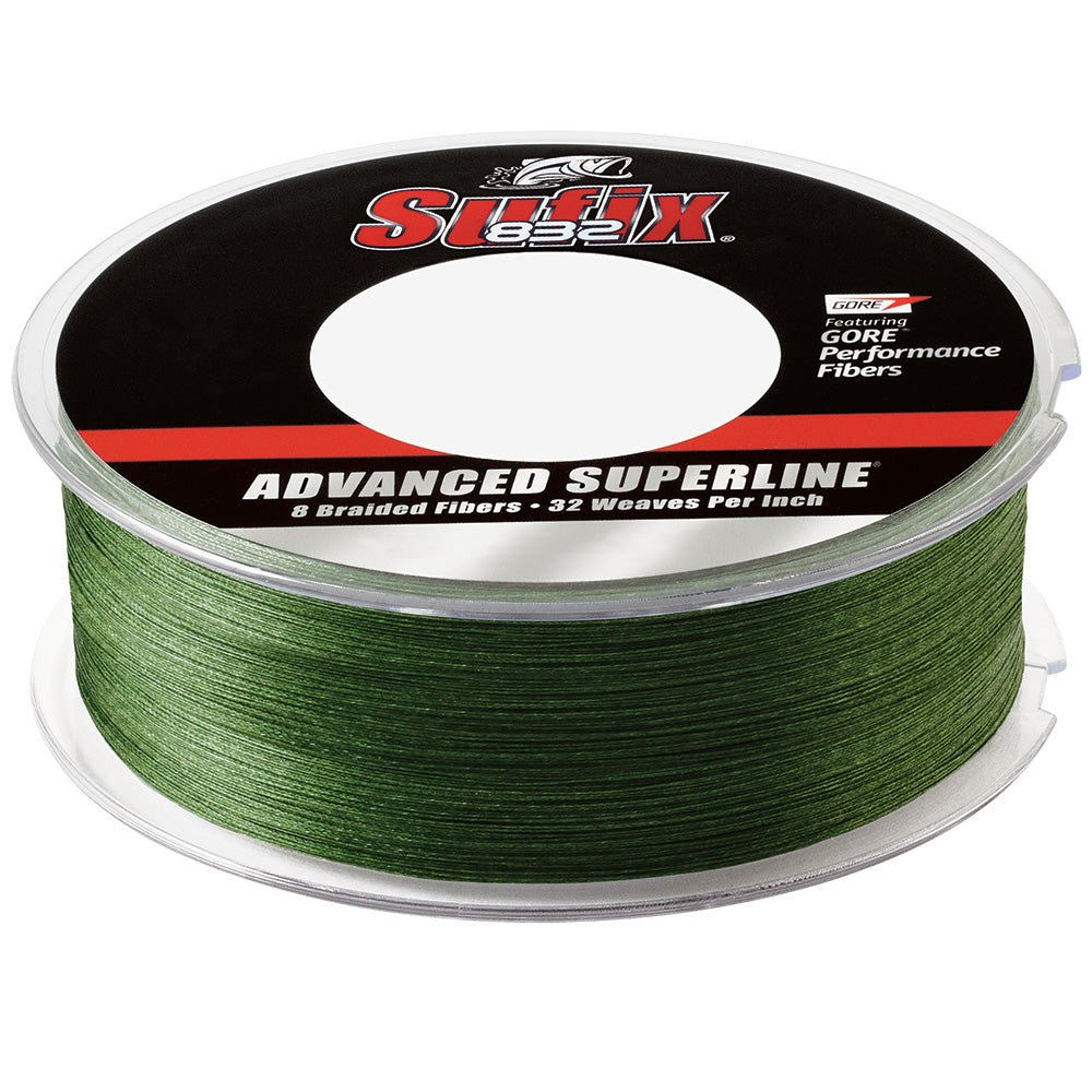 Sufix 832 Braid 65lb LowVis Green 600 yds 660265G