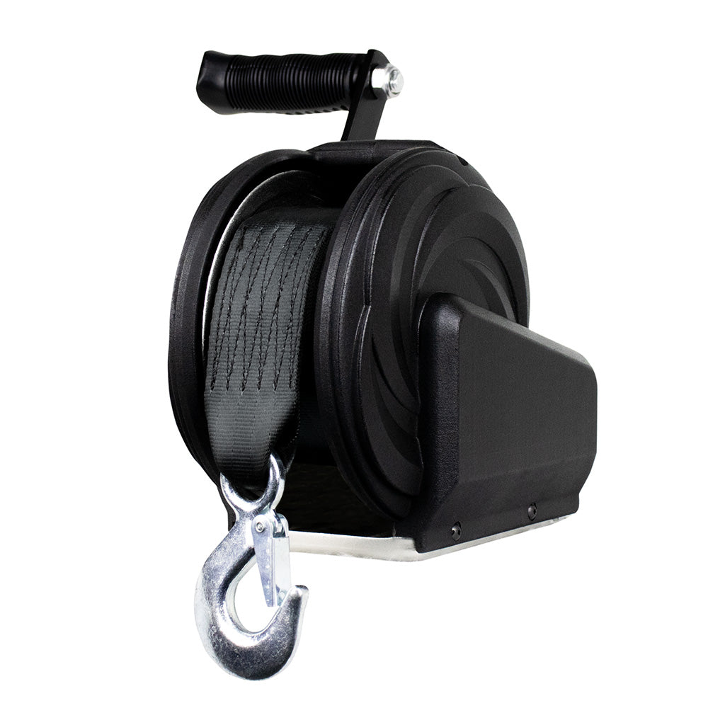 Powerwinch Select Series Winch 1400lb 6 Crank Arm Carbon Black 21400W14006BR