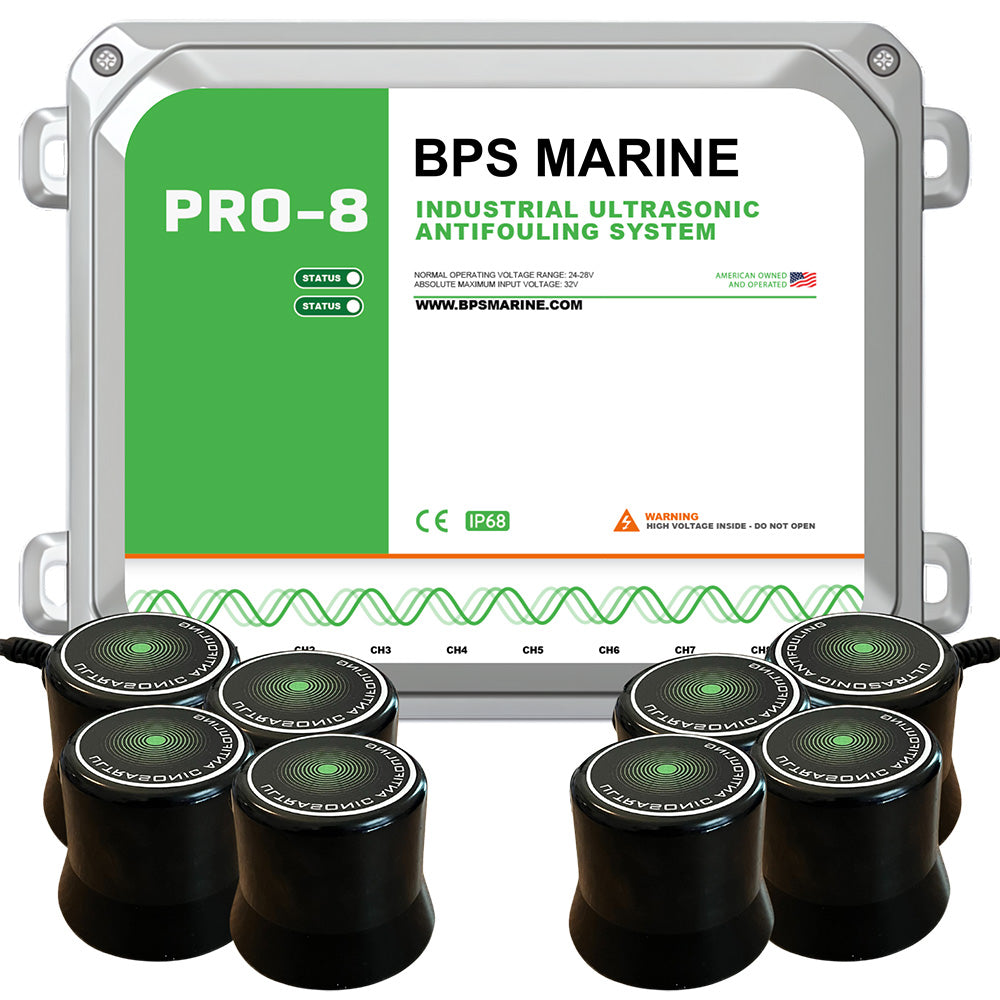 BPS Marine PRO8 8Transducer Ultrasonic Antifouling System 24VDC 24VPRO8