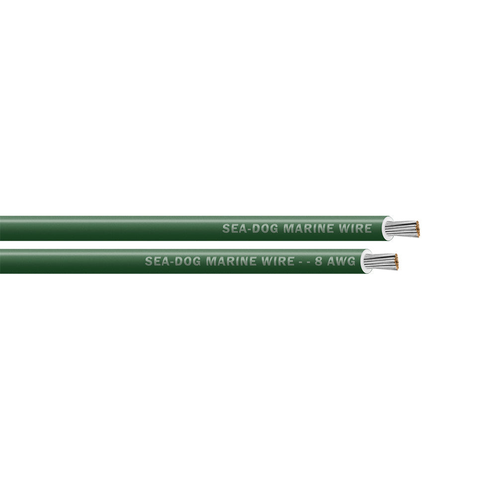 SeaDog 8 AWG Green Primary Wire 50 8008041