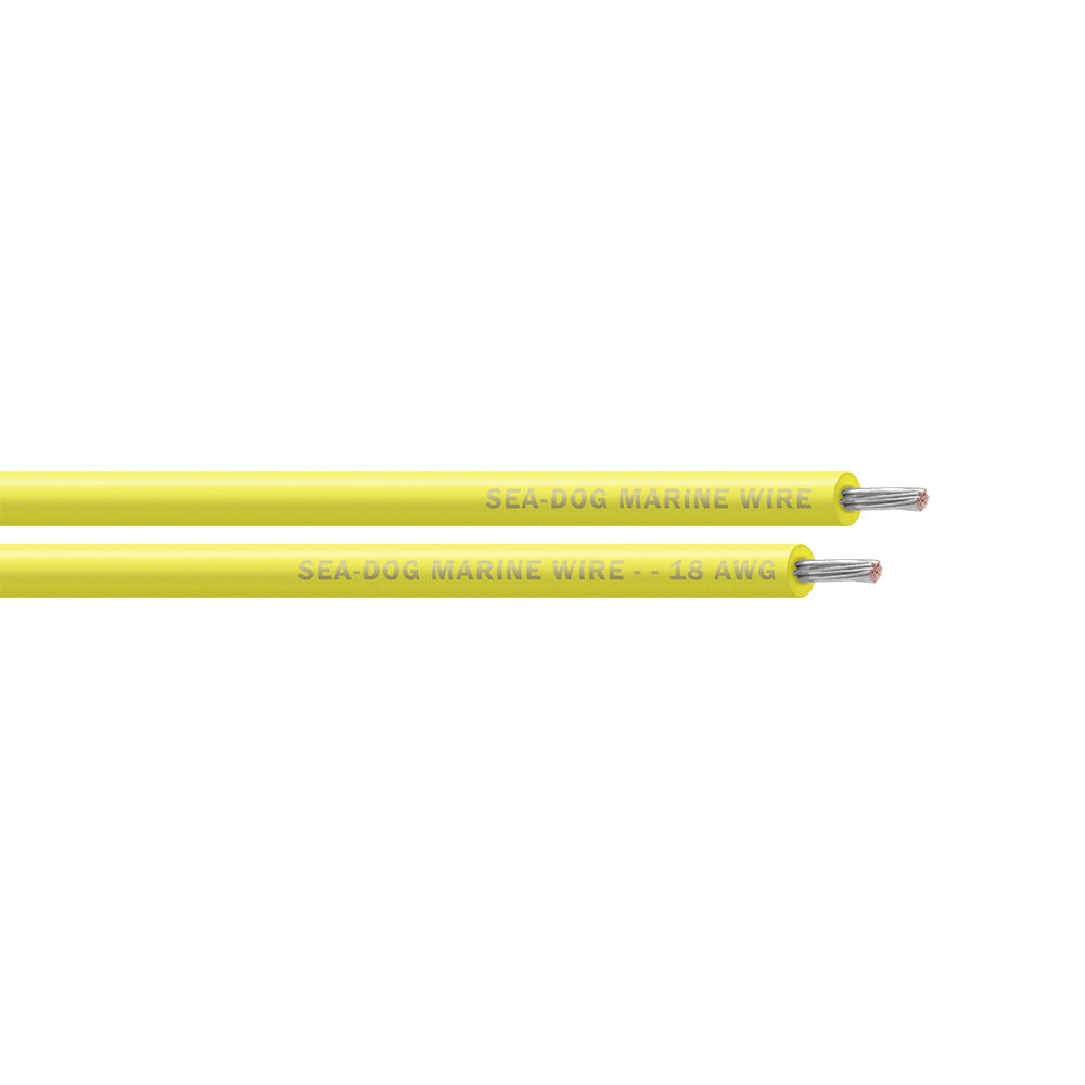 SeaDog 18 AWG Yellow Primary Wire 100 8018032