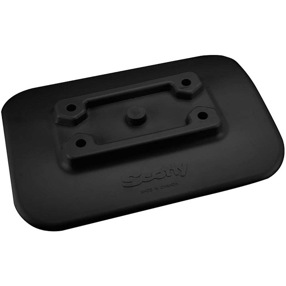 Scotty 341BK GlueOn Mount Pad fInflatable Boats Black 341BK
