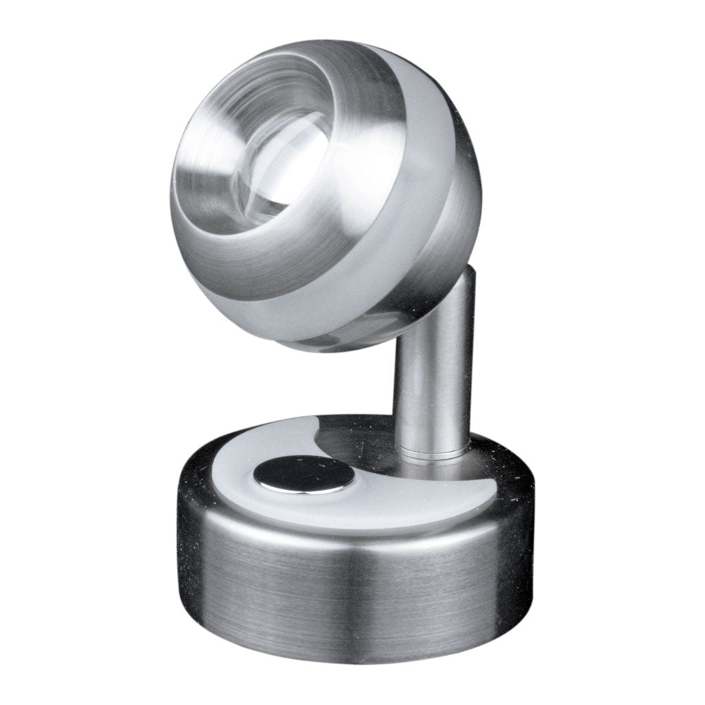 Lunasea Wall Mount LED Light wClear Ring Touch Dimming Warm WhiteBrushed Nickel Finish LLB33RW81OT