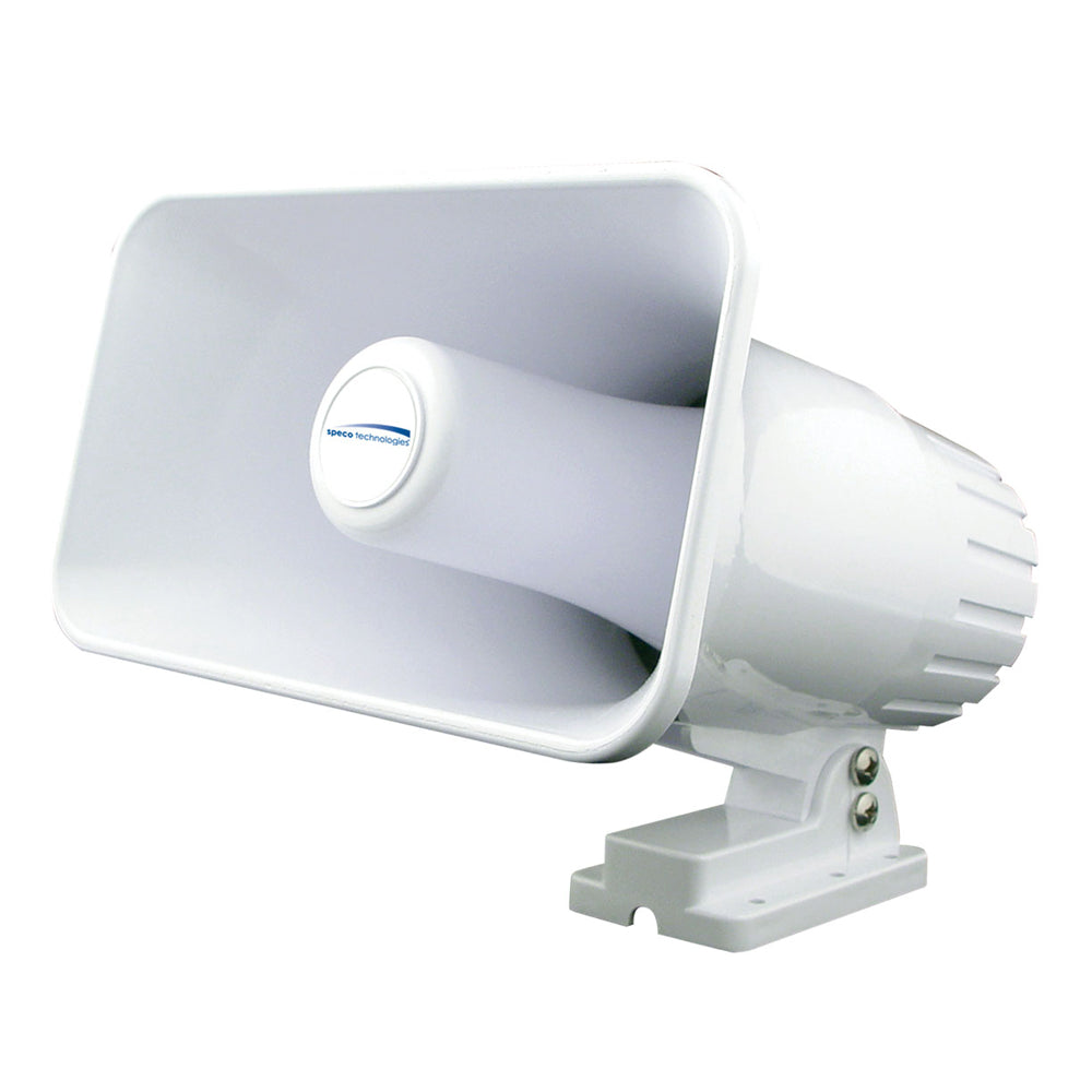 Speco 4 x 6 Weatherproof PA Speaker Horn White SPC12RP