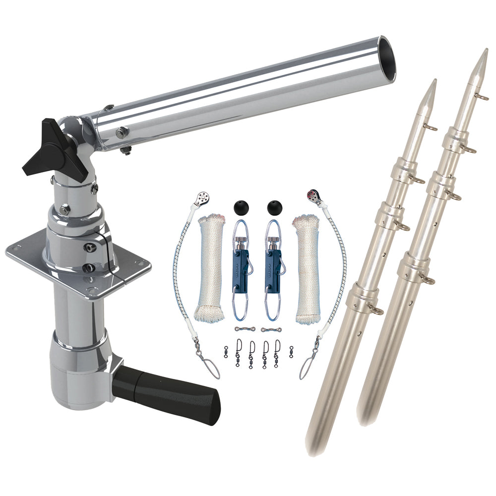 Rupp Revolution Top Gun Package w18 Poles Complete Single Line Rigging Kit wKlickers Release Clips REVTPGN18T