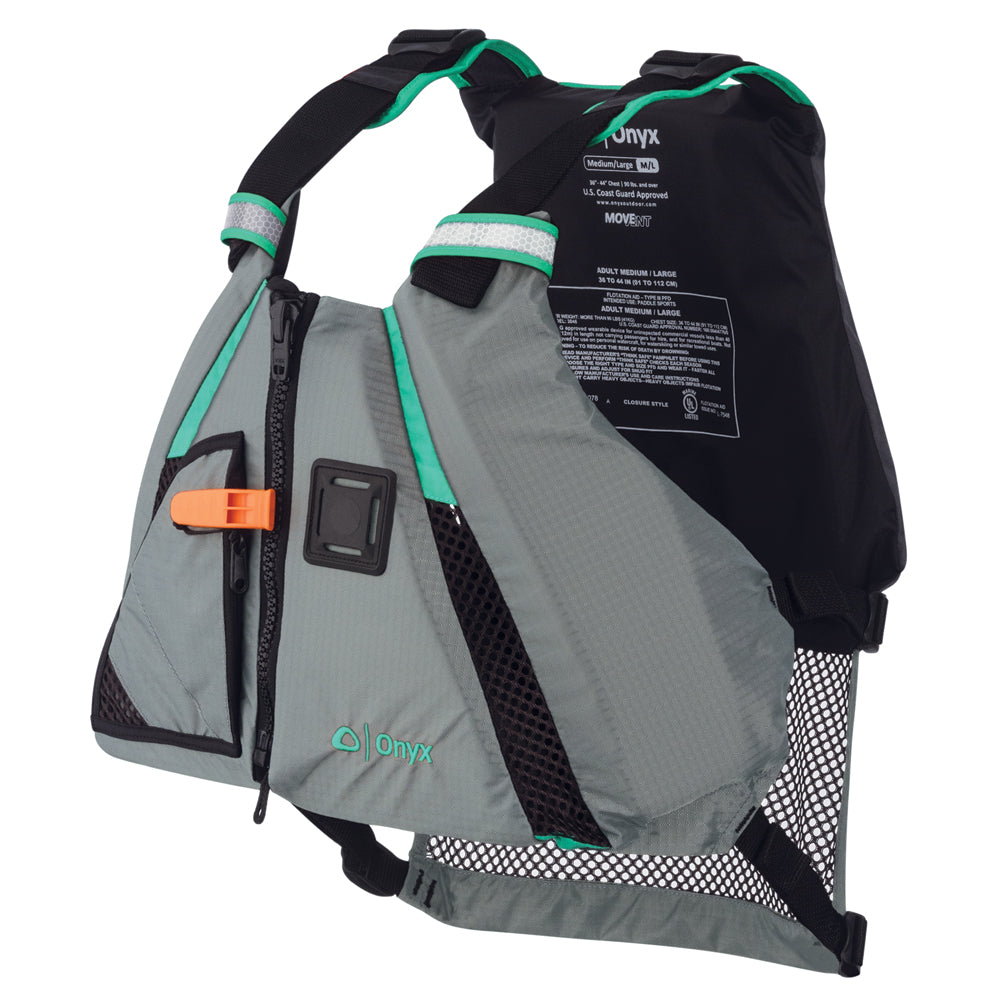Onyx MoveVent Dynamic Paddle Sports Life Vest XSSM Aqua 12220050502015
