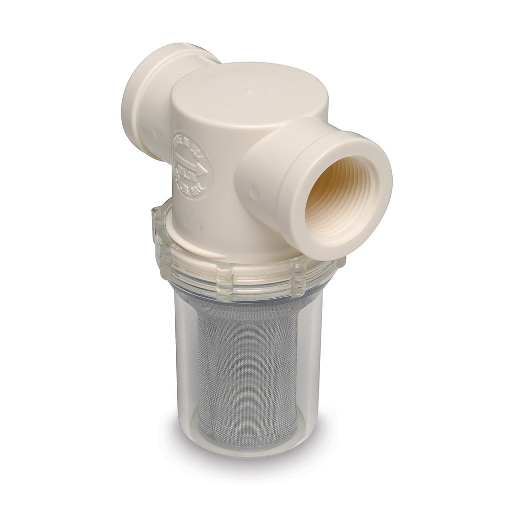 Shurflo by Pentair 1 Raw Water Strainer 50 Mesh Screen 25332001