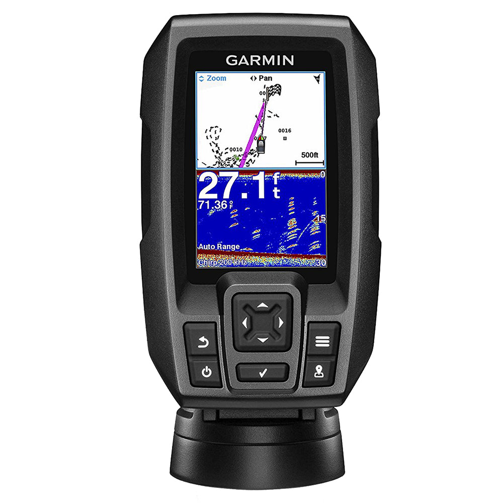 Garmin STRIKER 4 FishFinder w4Pin 77200kHz TM Transducer 0100155000