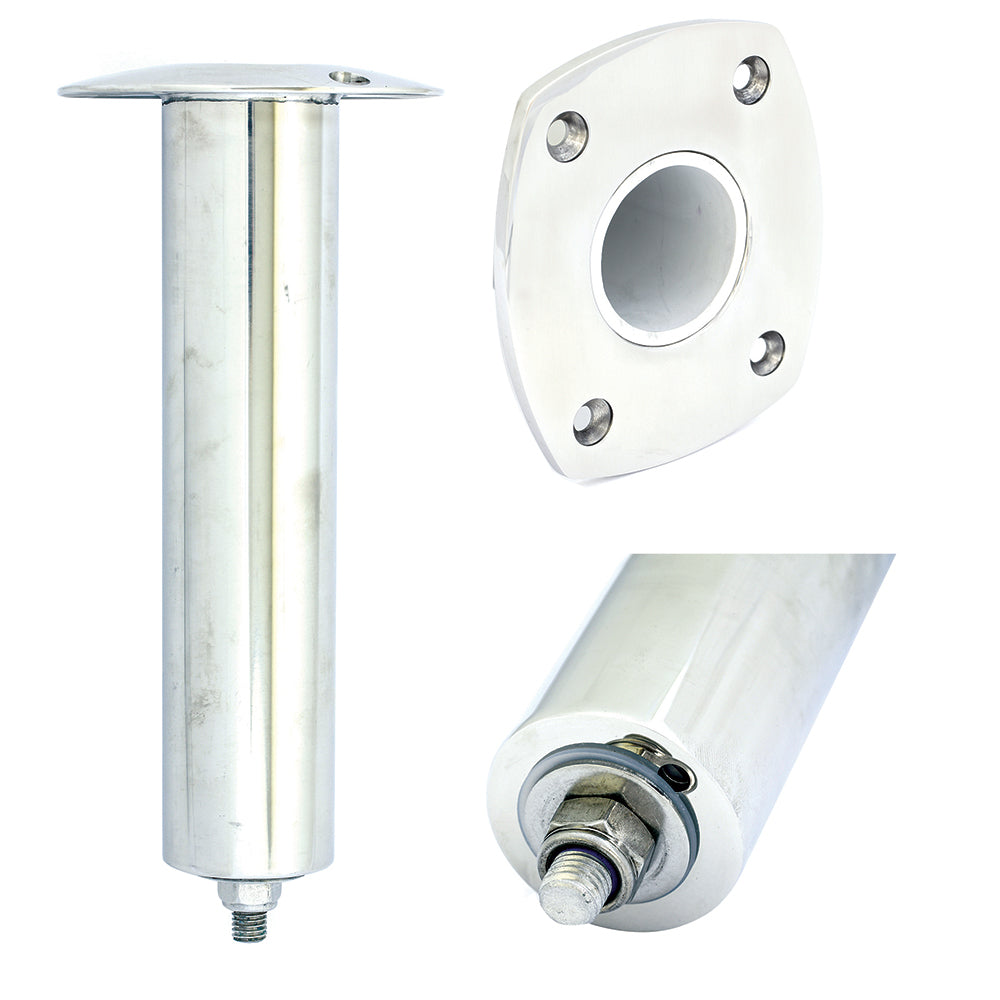 Tigress 4 Hole Swivel Rectangular Head Rod Holder 0 Degree 1012 88522SM