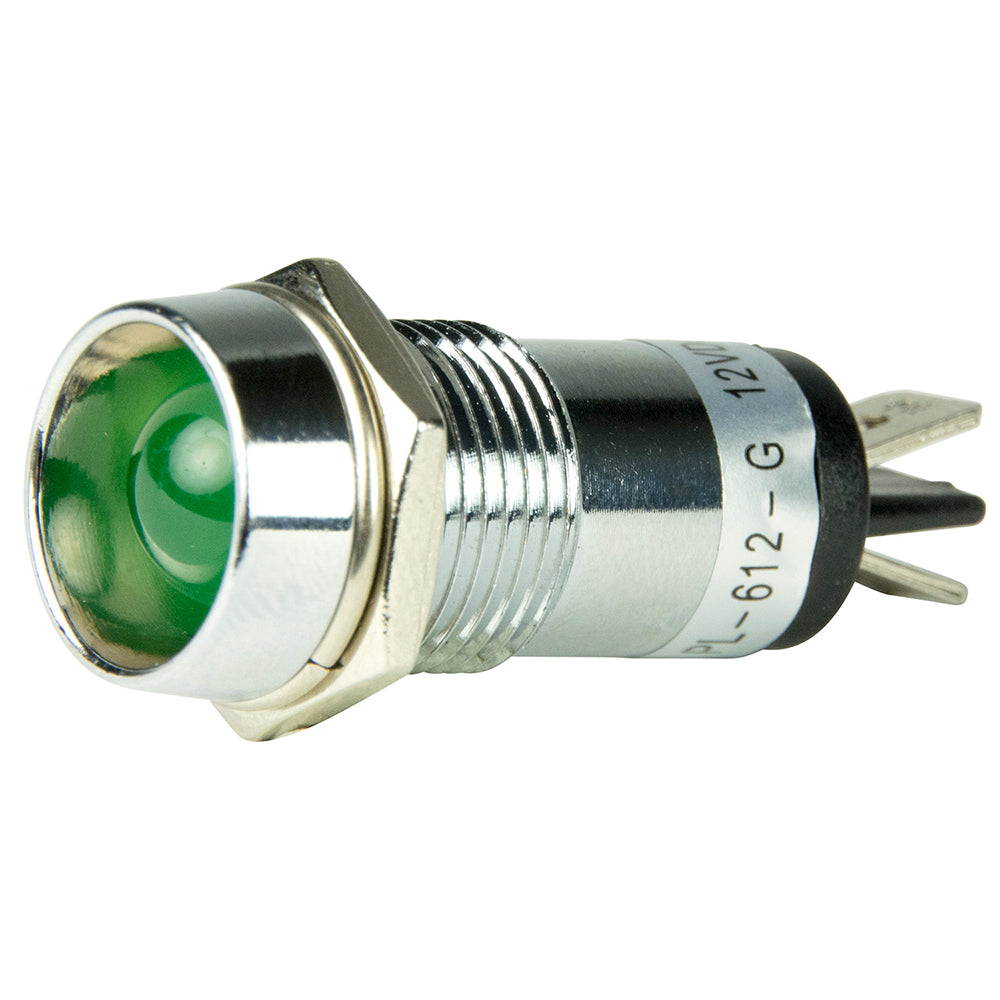 BEP LED Pilot Indicator Light 12V Green 1001103