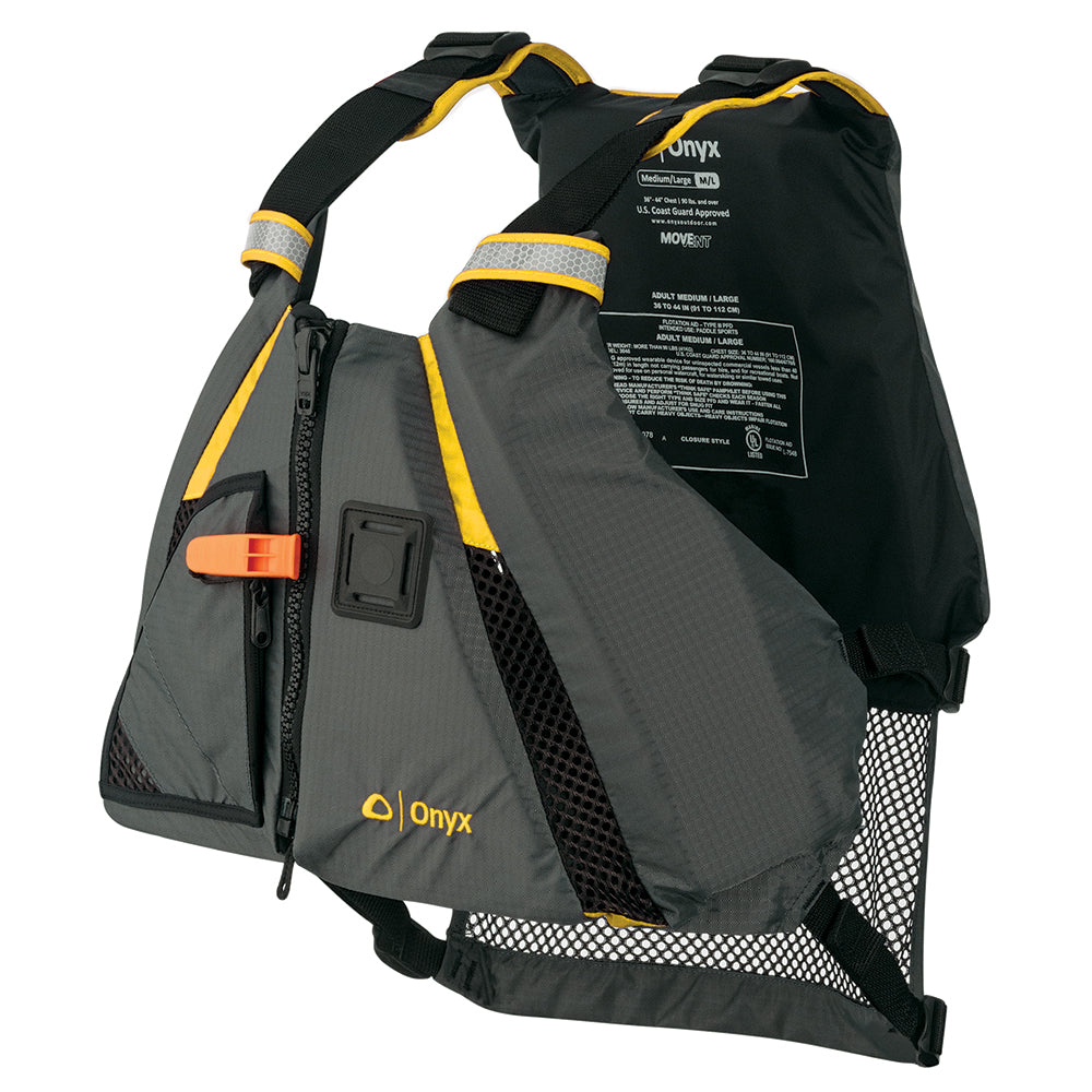 Onyx MoveVent Dynamic Paddle Sports Vest YellowGrey XSSM 12220030002018