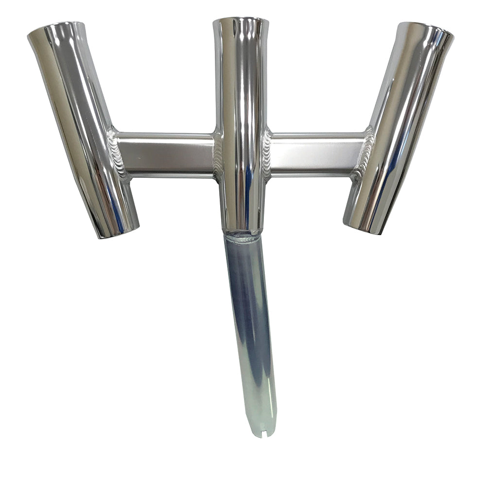 Tigress GS Trident Rod Holder Bent Butt Polished Aluminum 88160