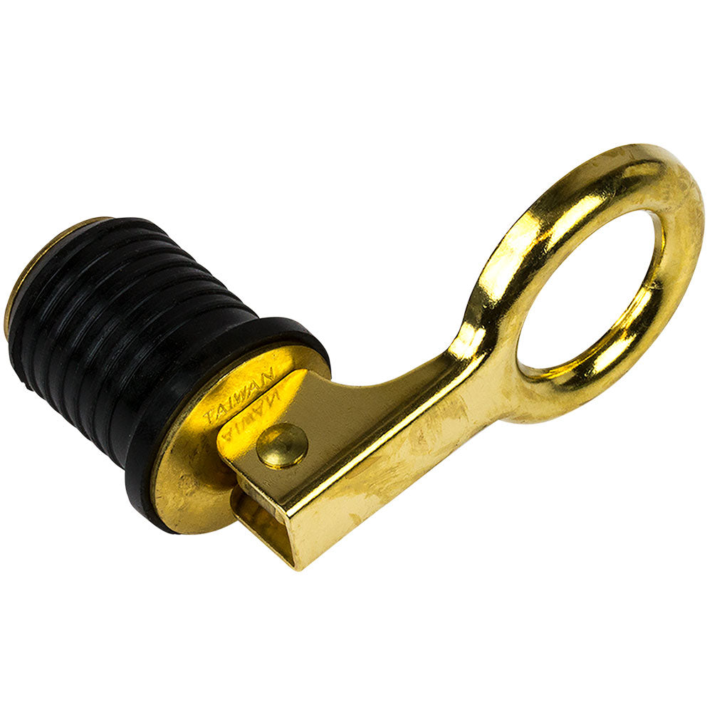 SeaDog Brass Snap Handle Drain Plug 1 5200701