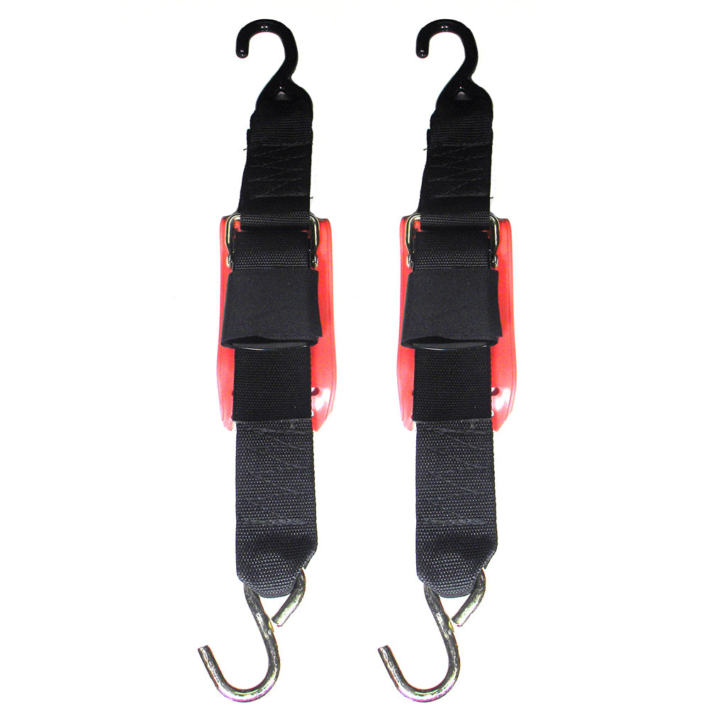 Rod Saver Quick Release Trailer TieDown wVinyl Pad 2 x 6 Pair QRTD6VP