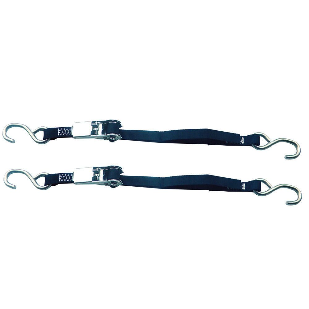 Rod Saver Stainless Steel Ratchet TieDown 1 x 6 Pair SSRTD6