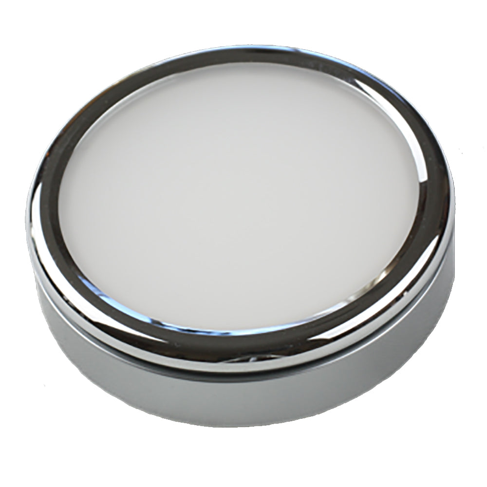 Lunasea Polished Puck Surface Mount Light Warm White 1224VDC LLB33VW81OT