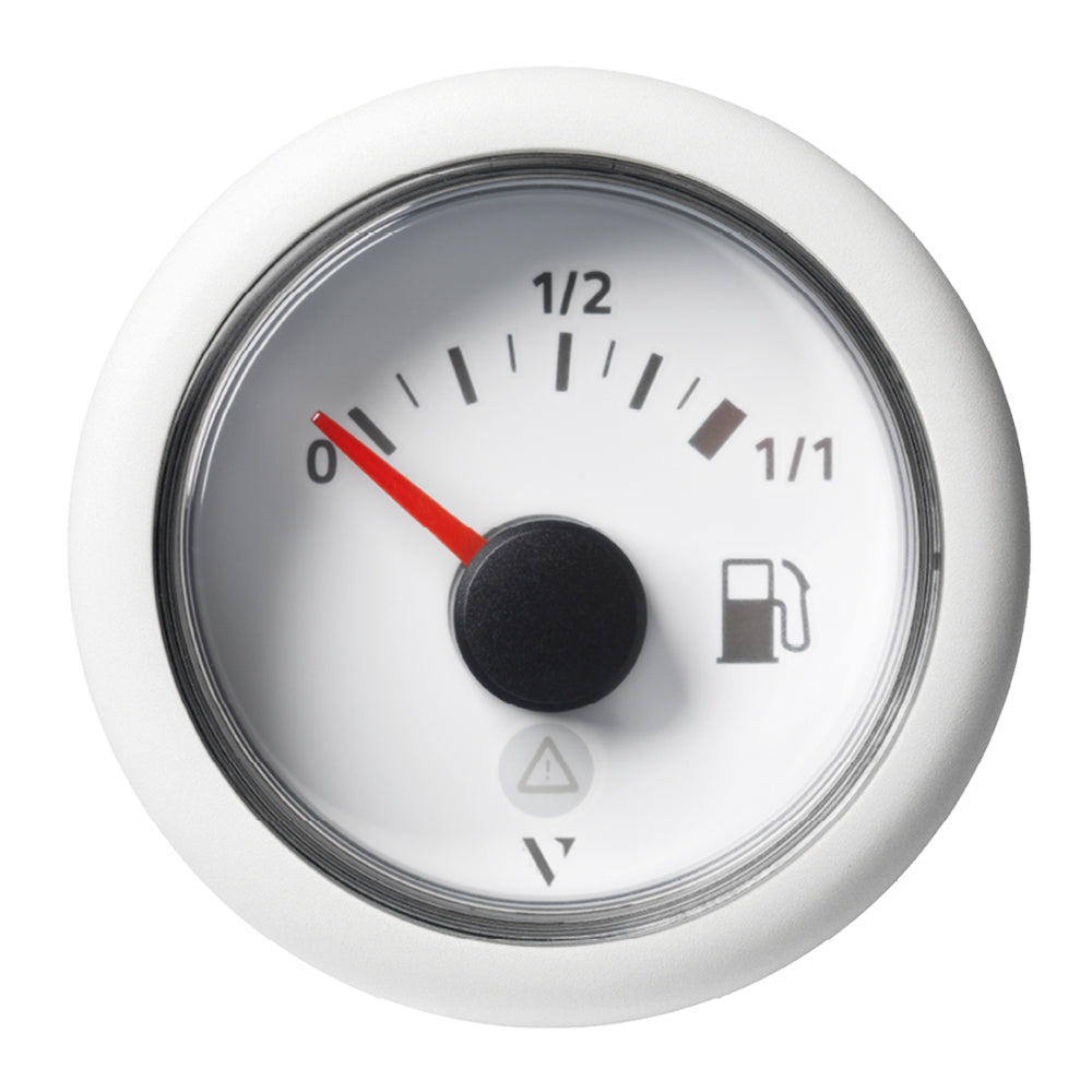 Veratron 52mm 2116 ViewLine Fuel Tank Level Gauge 0 to 11 White Dial Round Bezel A2C59514182