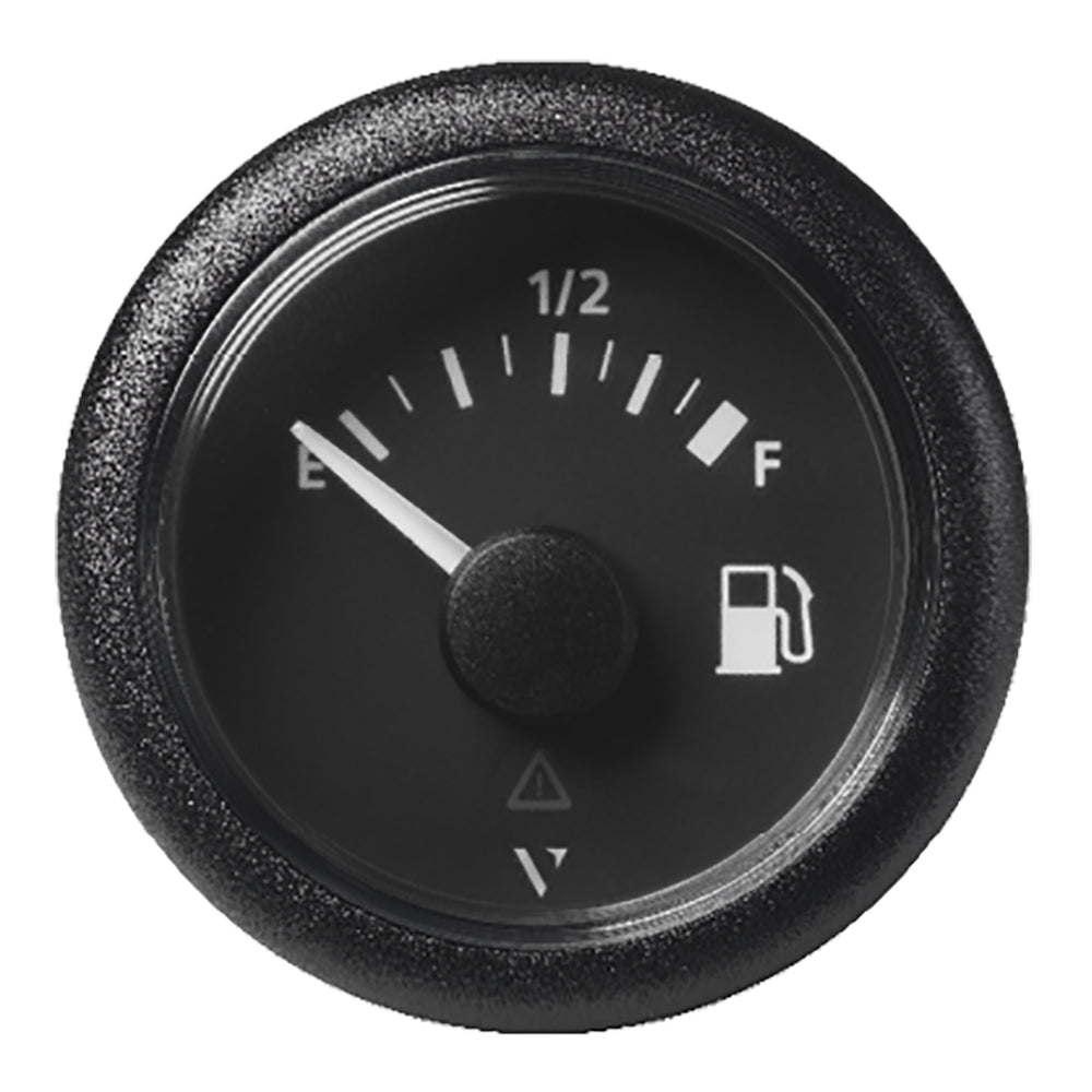 Veratron 52MM 2116 ViewLine Fuel Level Gauge EmptyFull 904 OHM Black Dial Round Bezel A2C59514088