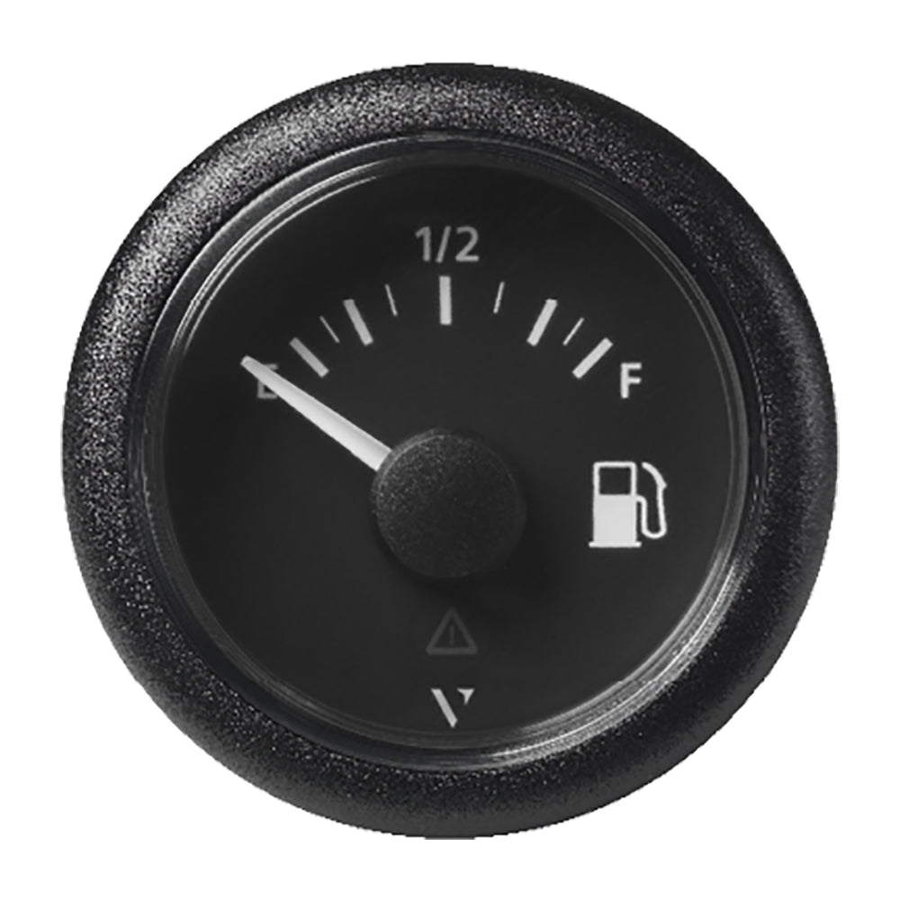 Veratron 52MM 2116 ViewLine Fuel Level Gauge EmptyFull 090 OHM Black Dial Round Bezel A2C59514085