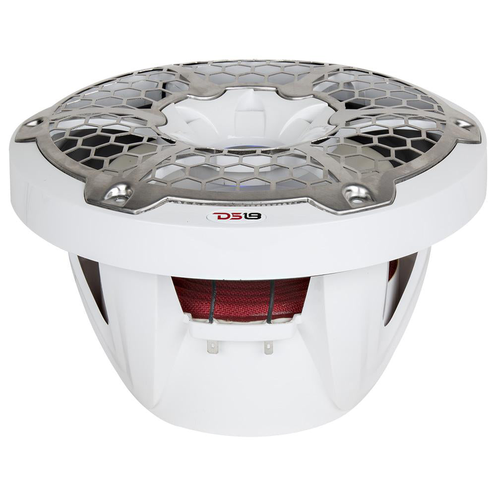 DS18 HYDRO 10 Subwoofer wRGB Lights 600W White NXL10SUB