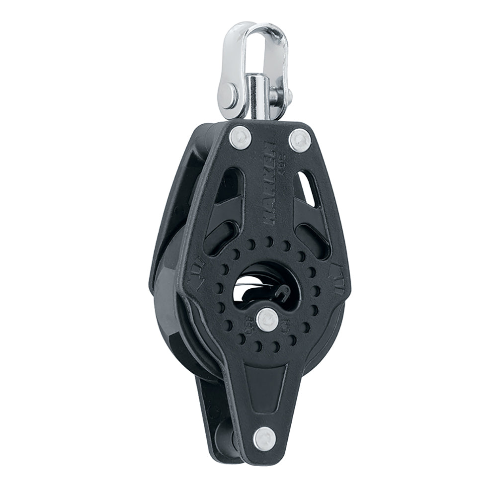 Harken 40mm Carbo Single Ratchet Block wSwivel Becket 2609
