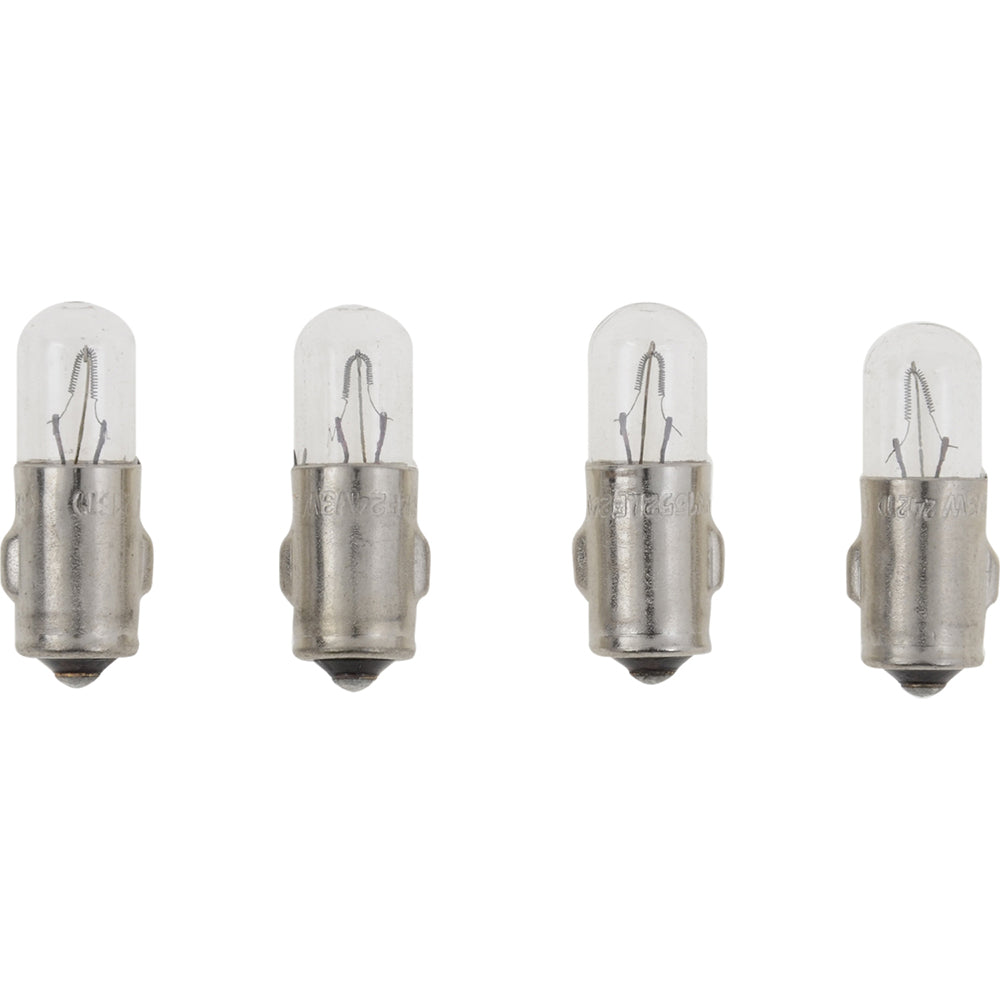 VDO Type A White Metal Base Bulb 24V 4Pack 600807