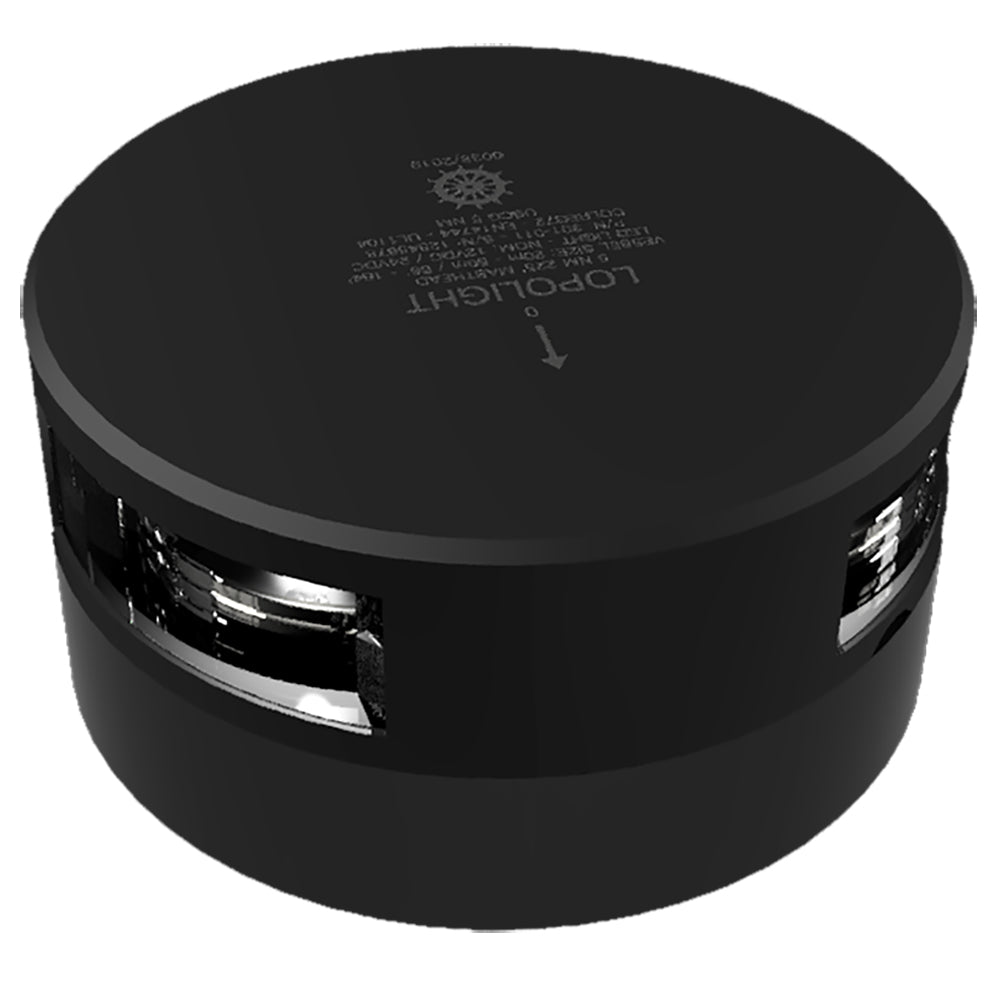 Lopolight Series 301011 Masthead Light 5NM Horizontal Mount White Black Housing 301011KLB