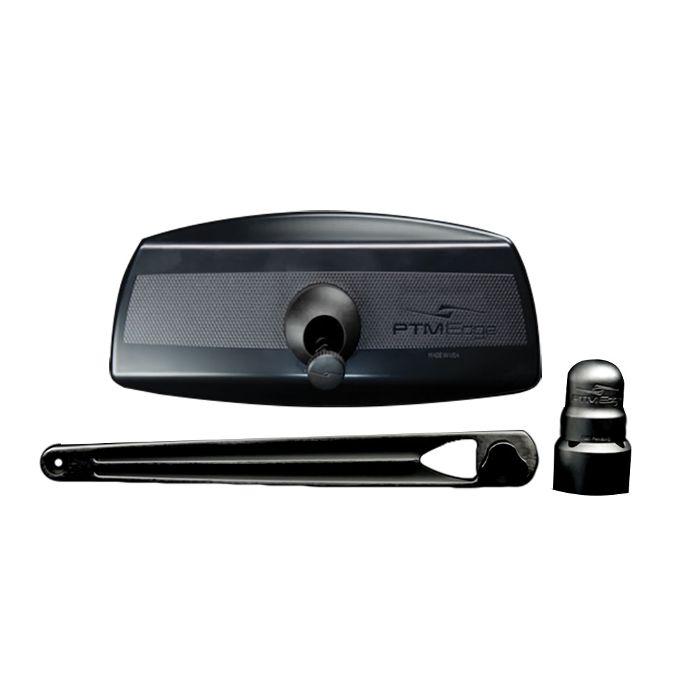 PTM Edge UCX17 PRO Pontoon MirrorBracket Kit Black P13157170TEBBK