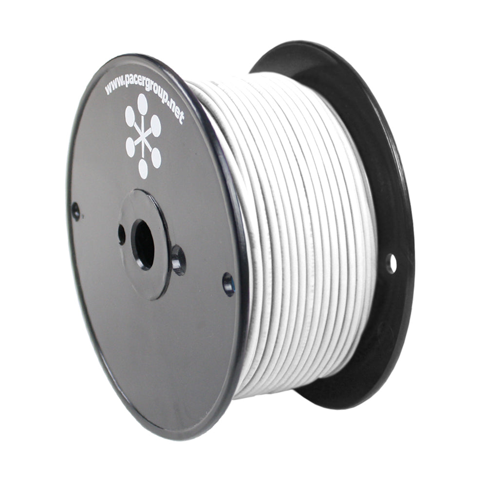 Pacer White 16 AWG Primary Wire 250 WUL16WH250