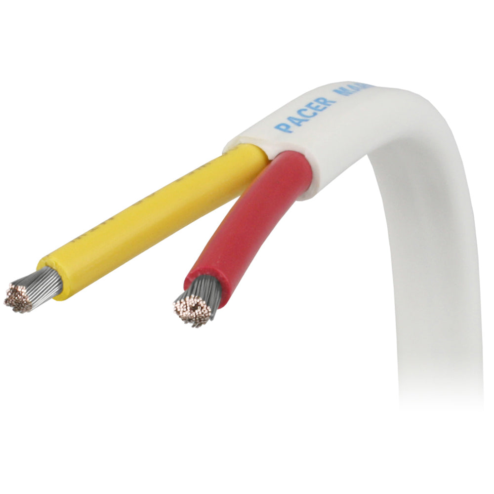 Pacer 142 AWG Safety Duplex Cable Flat Cable RedYellow 250 W142RYW250