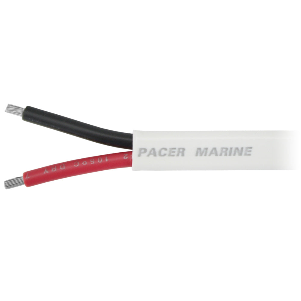 Pacer 82 AWG Duplex Cable Flat Cable RedBlack 100 W82DC100