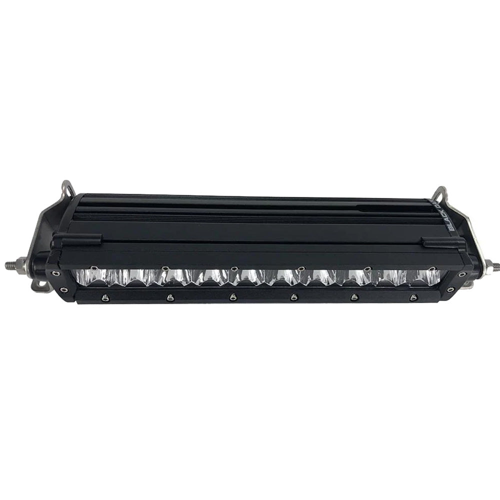 Black Oak 10 Single Row LED Light Bar Combo Optics Black Housing Pro Series 30 10CS5OS
