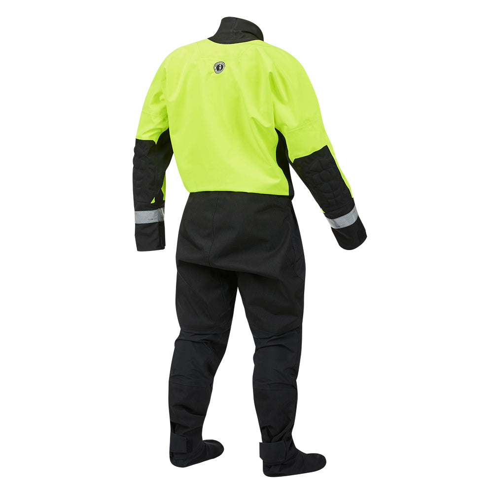 Mustang MSD576 Water Rescue Dry Suit Fluorescent Yellow GreenBlack Medium MSD57602251M101