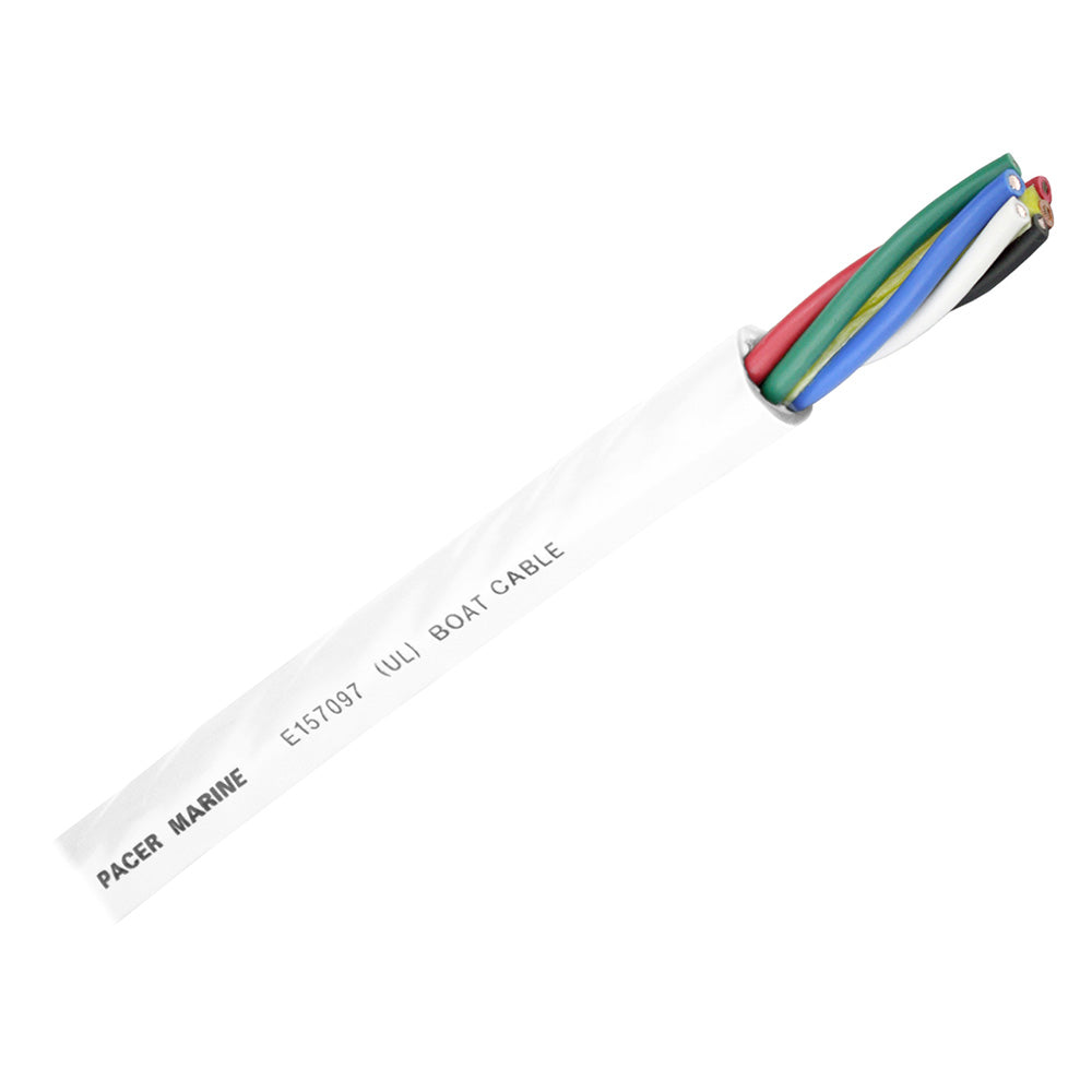 Pacer Round 6 Conductor Cable 100 166 AWG Black Brown Red Green Blue White WR166100