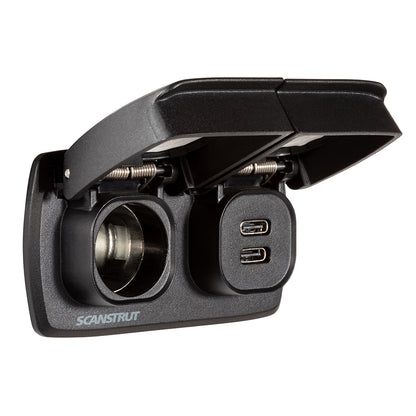 Scanstrut Flip Pro Multi  Dual USBC  12V Power Socket SCMULTIF1
