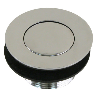 Scandvik Sink Drain wFlip Stopper  Chrome Plated Brass 19006P