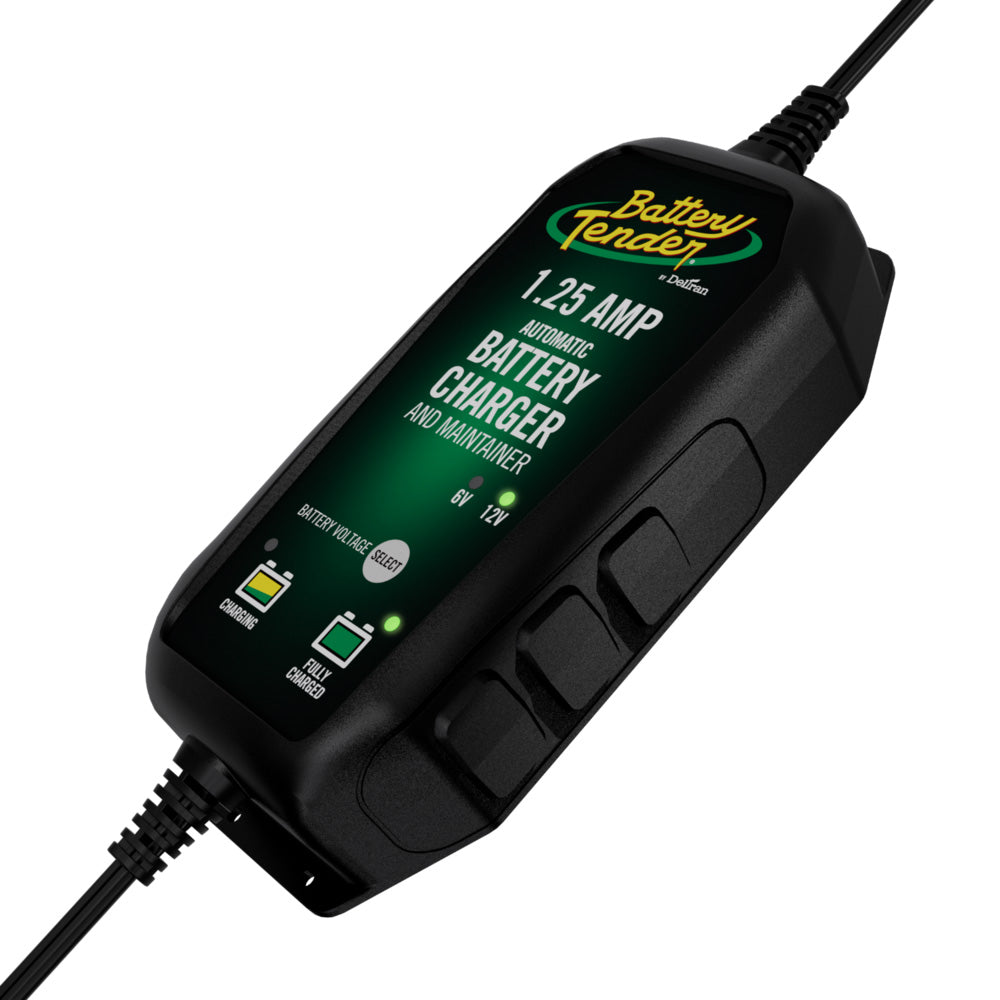 Battery Tender 6V12V 125A Selectable Battery Charger 0220211DLWH