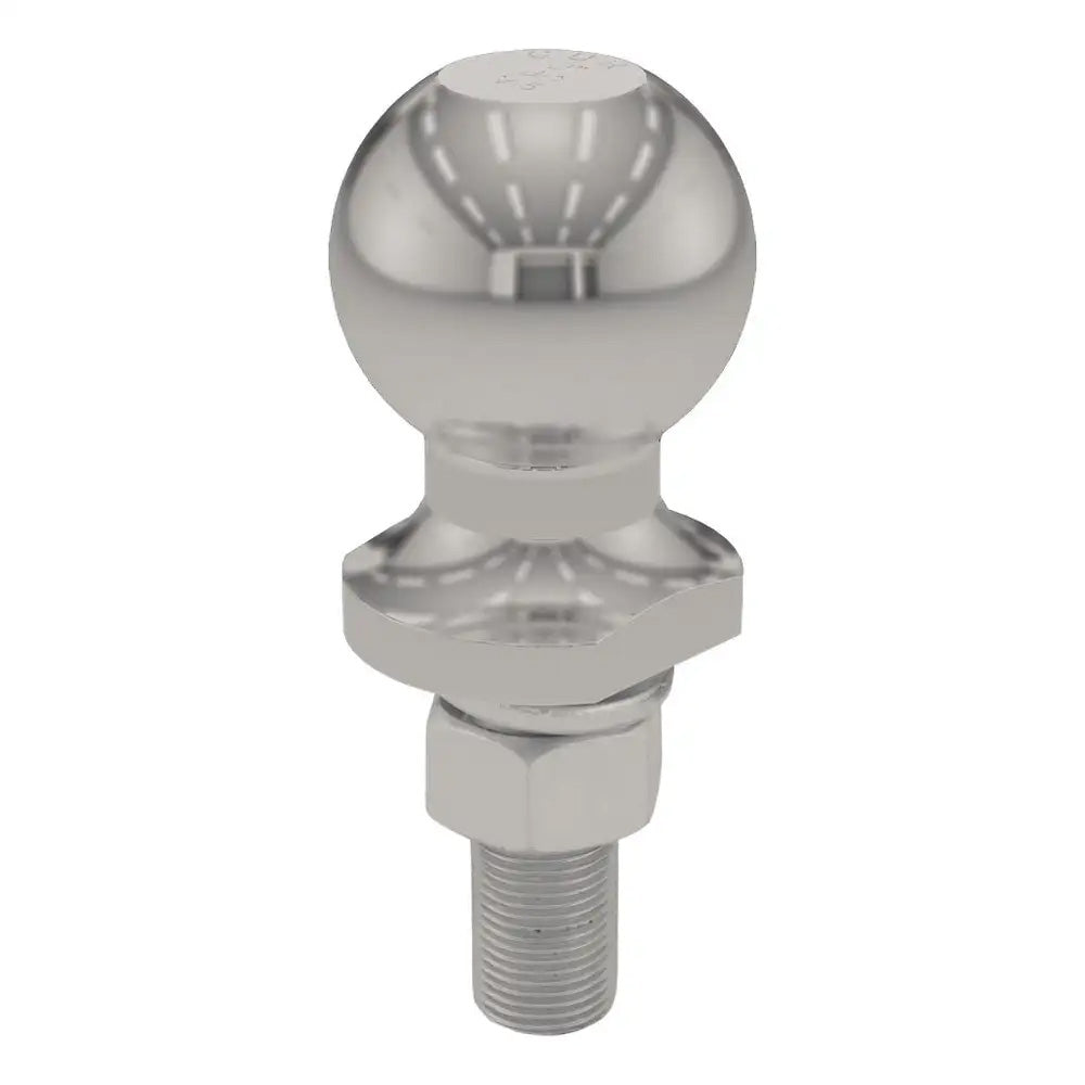 CURT 2 Trailer Ball  34 x 218 Shank  3500 lb  Stainless Steel 40082