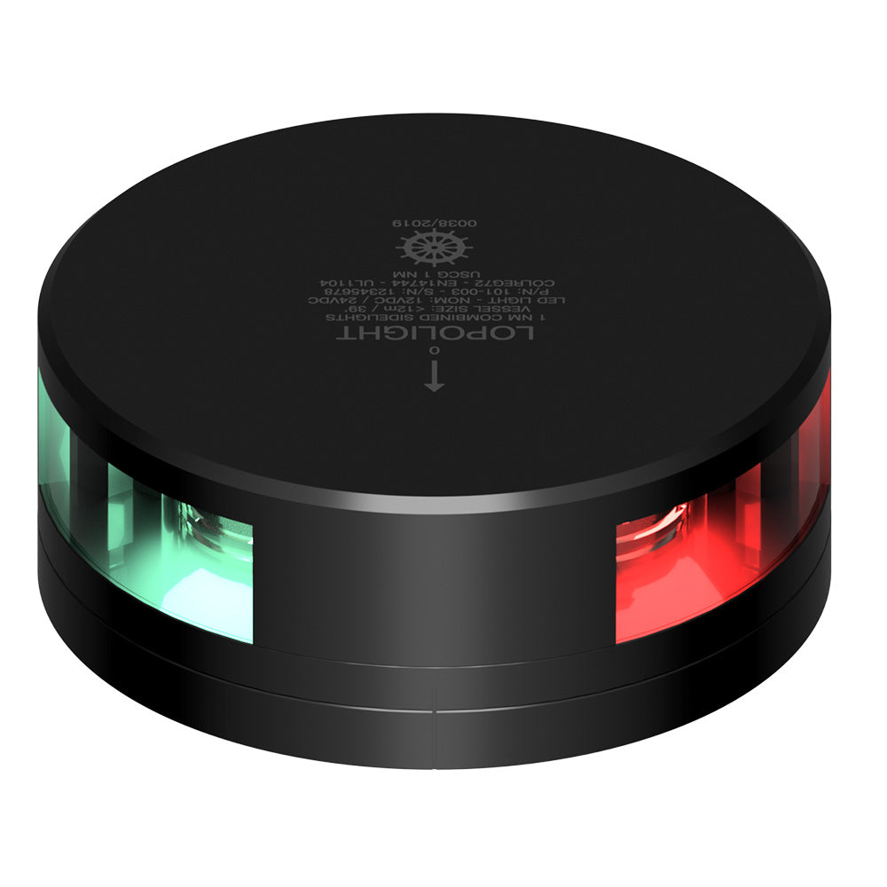Lopolight Combined Sidelight  1NM  Black Housing wFB Base 101003FBB