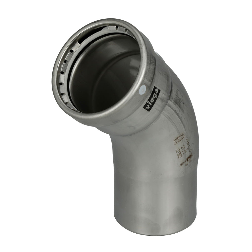Viega MegaPress 316 FKM 212 45 Degree Street Elbow 98495