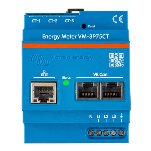Victron Energy Meter VM3P75CT Single  3Phase REL200300100