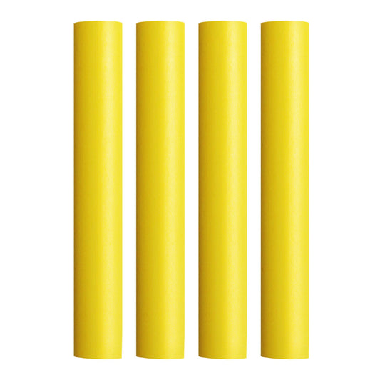 Pacer Battery Cable Heat Shrink Tubing  34 x 12  Yellow 4Pieces BEHS3412YL4