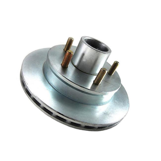 Load Rite Rotor Complete Kit Vented 975 Integral No Grease 5 Stud Dacromet Finish Knott 426547K