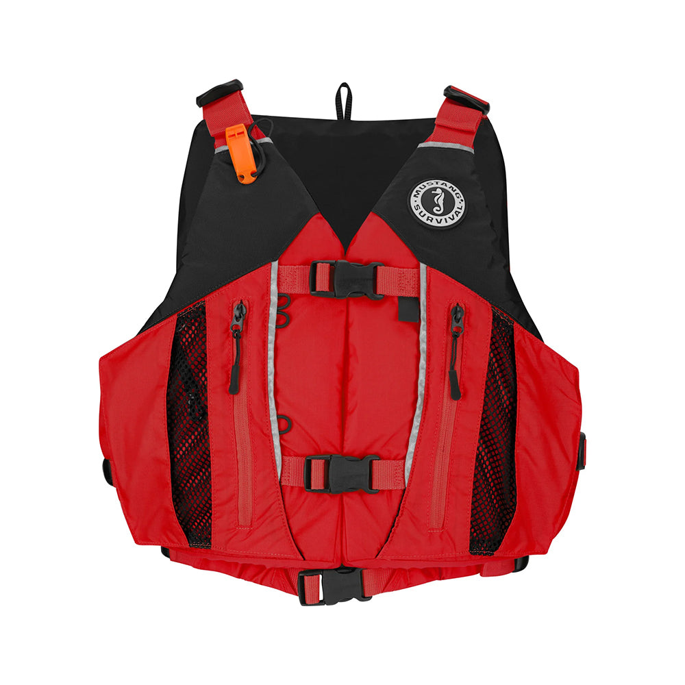Mustang Solaris Foam Life Vest  XLXXL  RedBlack MV807002123XLXXL