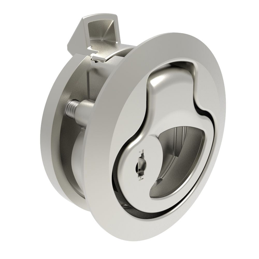 Southco Push To Close Latch  Medium  Stainless Steel  Electropolished M1748