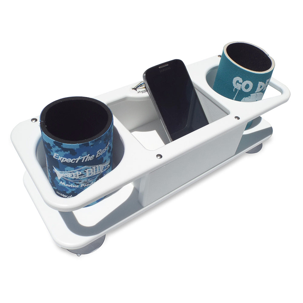 Deep Blue Marine MB2 Double Cup Holder wSuction Cups MB2