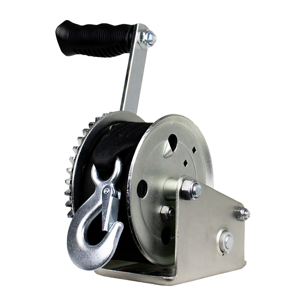 Powerwinch Utility Series Winch 1400lb 6 Crank Arm  Zinc 21500W14006ZR