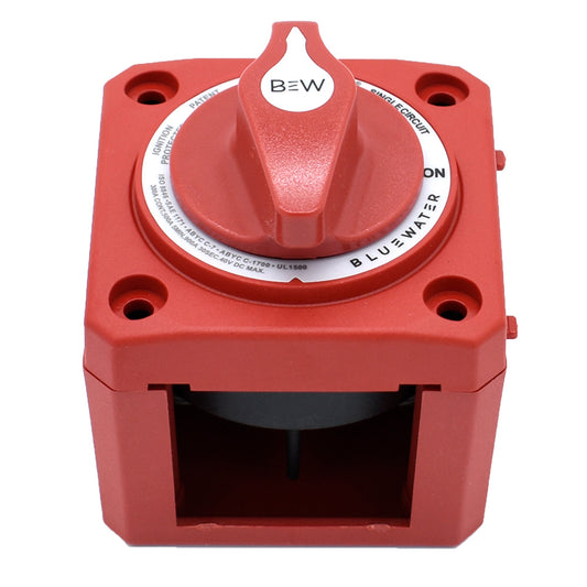 Bluewater OnOff Switch Battery Switch  Surface Mount  Red 980000611